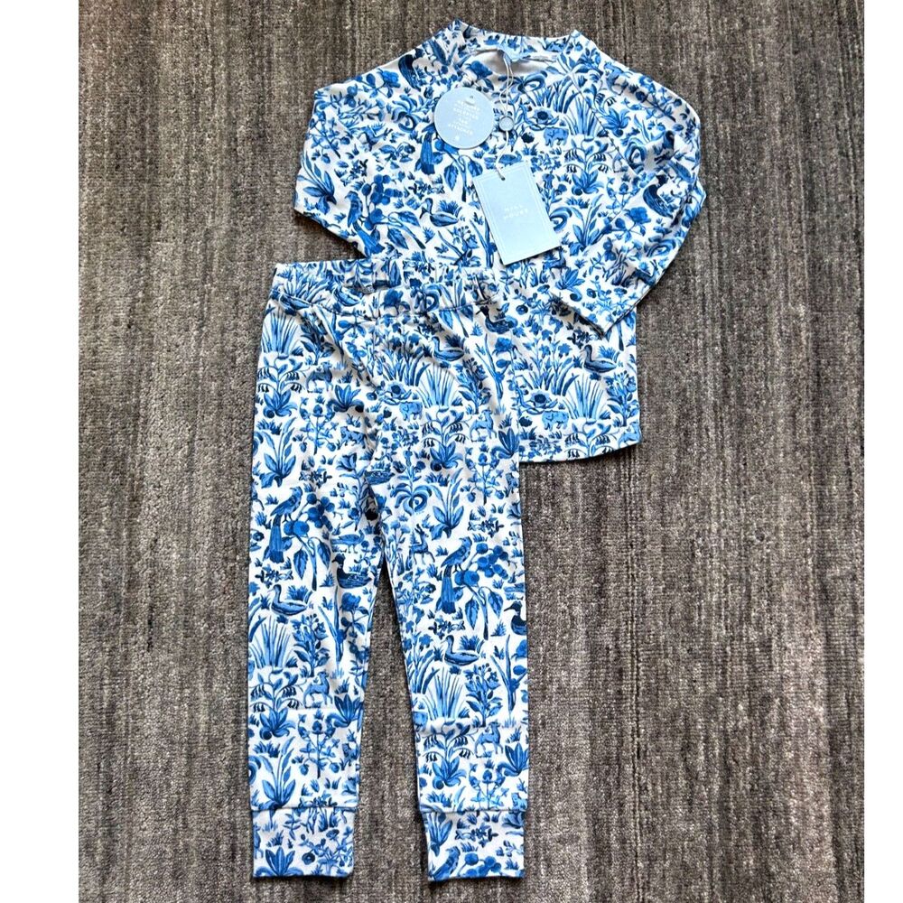 Hill House Home The Tiny PJ Pajama set Sherwood Forest sz 3/4 NWT